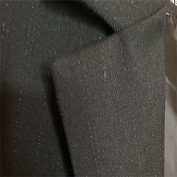 NY & Co Black Stretch Metallic Stripe Blazer Size 6 - Picture 12 of 16